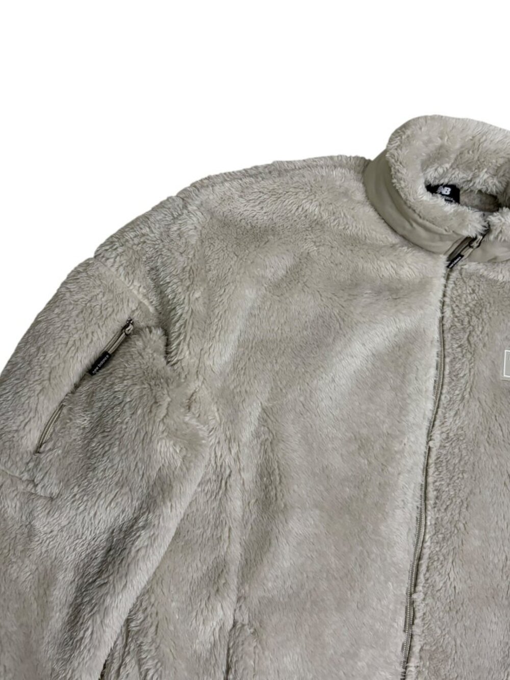 NEW BALANCE Faux Fur Fleece Soft Jacket Womens Small - Picture 5 of 6